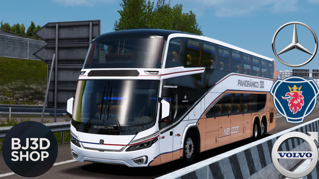 Busscar Panorâmico NB1 DD 6x2 multichasis